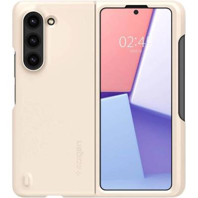Spigen Гръб Spigen Thin Fit P (S Pen) за Samsung Galaxy Z Fold 5 - Бежов (8809896745543)