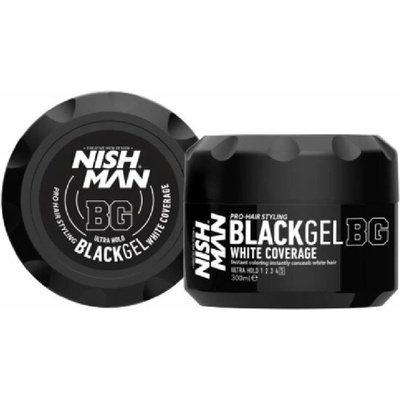 NISHMAN Black Gel White Coverage 300 ml