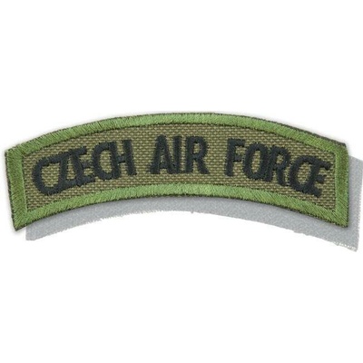 Nášivka: CZECH AIR FORCE [oblouková] [ssz] olivová | černá