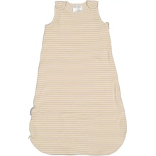 Geggamoja Bambusový detský spací vak Classic béžový prúžok