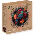 Milliwood Дървен пъзел Milliwood, Peace and Harmony, 206 ч. - Мандала, Хармония (M-BeautyOFbalance-5061-C) - bright-toys