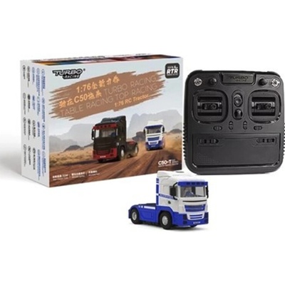 TURBO RACING RC tahač C50 RTR bílý 1:76