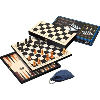 Backgammon šachy, dáma