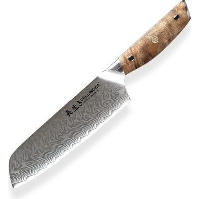 Dellinger Kuchyňský nůž Santoku 180 mm Longevity Damascus Edition – Zboží Dáma