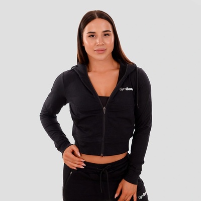 GymBeam dámská mikina Zip up TRN Black