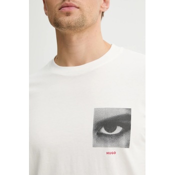 HUGO Памучна тениска HUGO Deyss (50553755)