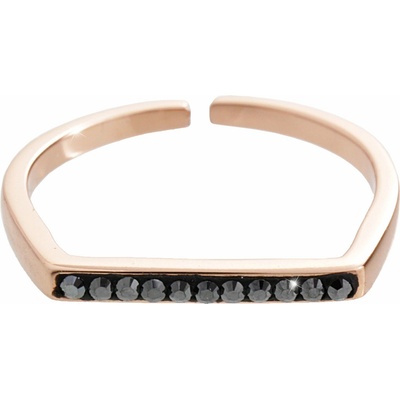 JSB Bijoux s krištáľovými kameňmi Swarovski ružovo zlatý Hematite 92700531rg hem