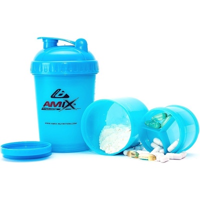 Šejkr Amix Monster Bottle - modrý