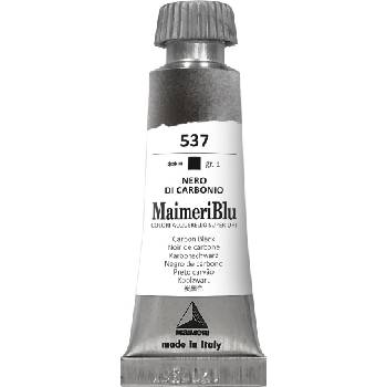 Maimeri Blu Акварелна боя Carbon Black 537 12 ml 1 бр (M1609537)