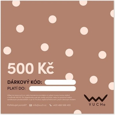 VUCH Elektronický dárkový poukaz v hodnotě 500 Kč – Hledejceny.cz