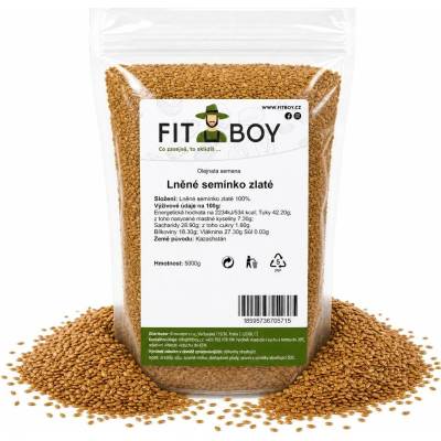 FITBOY Lněné semínko zlaté 5000 g