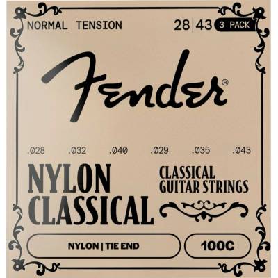 Fender 100 Classical 3 Pack