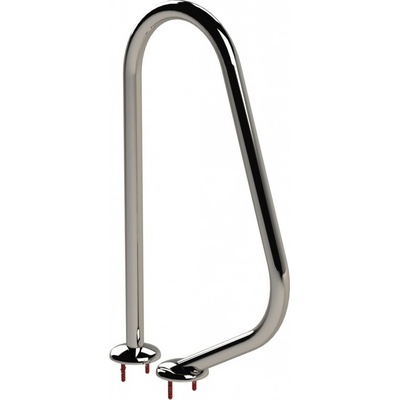 Eichenwald Ideal Žebříkové madlo 150R, rozměry 450 x 800 mm s rozetou, (AISI 316)