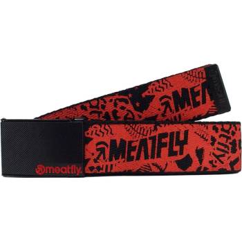 Meatfly pásek Mosh belt C Red/Black