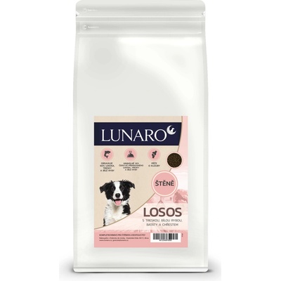 Lunaro Silver Tide Puppy losos a ryby s batáty 2 kg