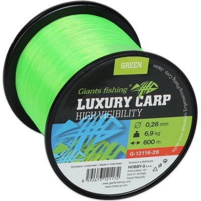 Giants Fishing Luxury Carp High-Visibility Green 600 m 0,28 mm 7,9 kg