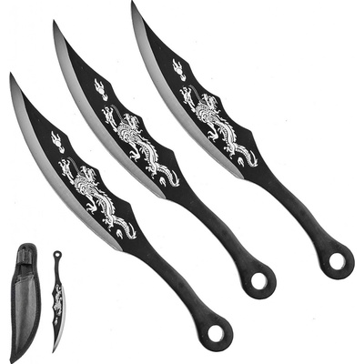 Chladné zbraně Black Dragon vrhací nože3 ks