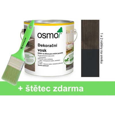 Osmo 3169 Dekorační vosk intenzivní 0,375 l Černý – Hledejceny.cz