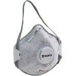 WURTH Защитни маски с клапа Würth CM3000 CARBON FFP2 NR D, пакет от 15 броя