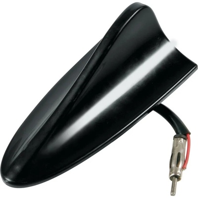 Střešní anténa ploutev Lampa Italy 40266 se zesilovačem - kvalitní autoanténa na auto, černá velká