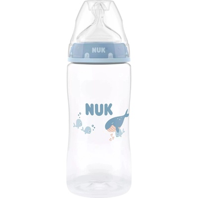 Nuk Бебешко шише NUK First Choice - TC, РР, 300 ml, размер М, Кит (10216340)