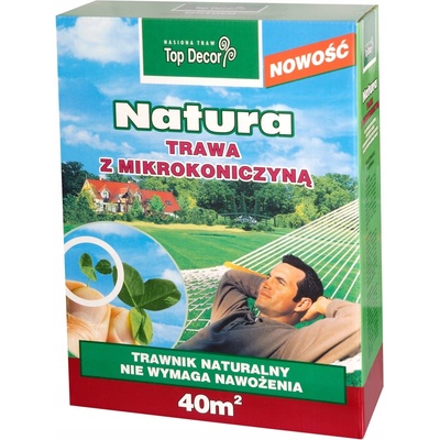 Tráva 1 kg Top Decor Semená trávy Zmes Príroda s mikroďatelinou Trávnik
