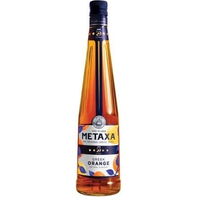 Metaxa 5* Greek Orange 38% 0,7 l (čistá fľaša)