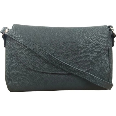 Vera Pelle kožená dámská crossbody kabelka tmavě 1663 tmavě šedá