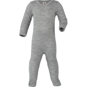 Engel Детски цял костюм Engel Kids' Onesie with Press Studs Overall - Hellgrau Melange - размер 86/92 (EU) (704-2803-0314)