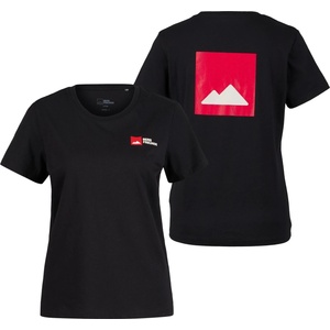 Bergfreunde Дамска тениска Bergfreunde Women's RoßbergBF. Logo T-Shirt - Black - размер 3XL (916-7200-0217)