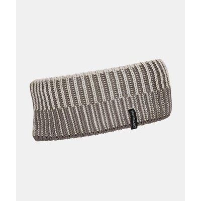 Deep Knit Headband Dark Grey Brown