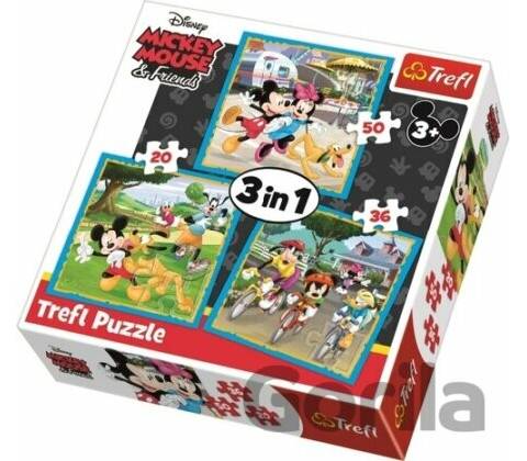 Mickey Mouse a přátelé 3v1 Trefl