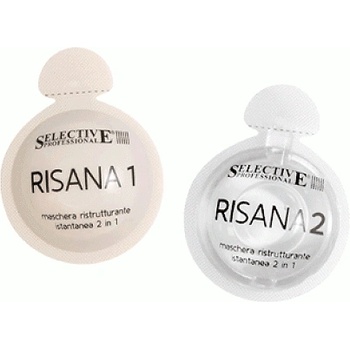 Selective Professional Реконструираща двукомпонентна маска за увредена коса Selective Risana Mask