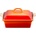 Le Creuset Форма за печене Heritage квадратна с капаче 23 см огненооранжева (71005250900080)
