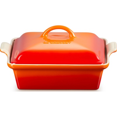 Le Creuset Форма за печене Heritage квадратна с капаче 23 см огненооранжева (71005250900080)