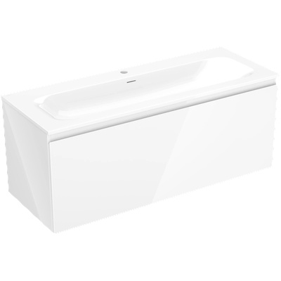 Mexen Orio Баня шкафче 120 см с мивка Vela, 1 чекмедже, бял гланц - 91A10-12047-1-BF00-W23M00 (91A10-12047-1-BF00-W23M00)