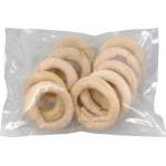 Rasco Дъвчащ пръстен за кучета, бял 8, 9 см, 10 бр