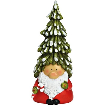 WURM Коледна украса, елф с близалка, полирезин, 9х7х20см (2126)