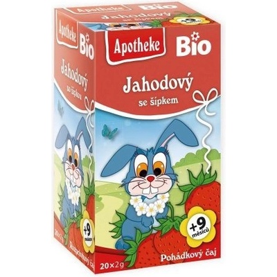 Apotheke Pohádkový jahodový se smetanou Bio 20 x 2 g