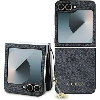 GUESS Калъф Guess - Charm, Galaxy Z Flip 6, сив (3666339322090)