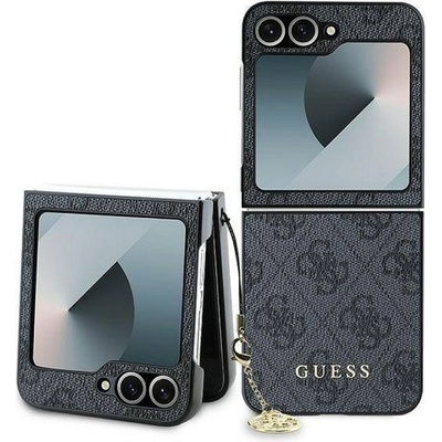 GUESS Калъф Guess - Charm, Galaxy Z Flip 6, сив (3666339322090)