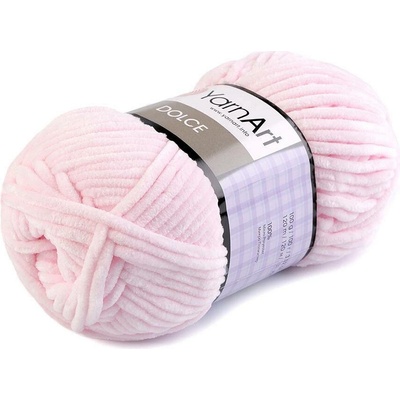 Pletací žinylková příze Dolce 100 g Varianta: 13 (750) růžová nejsv., Balení: 1 ks 42108/79186/195083