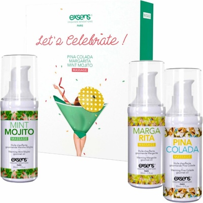 EXSENS gift set Let's Celebrate! 3 x 30 ml
