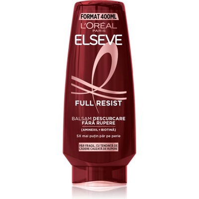 L'Oréal Elseve Full Resist Aminexil подсилващ балсам за тънка коса със склонност към косопад 400ml