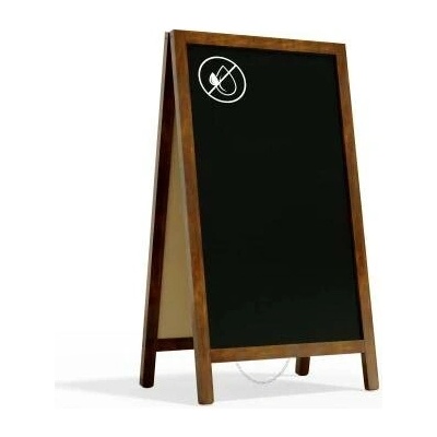 Allboards PK63 Reklamní v áčko s křídovou tabulí 78 x 44 cm