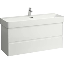Laufen Base 2.0 skrinka 117x40x51.5 cm závesná kúpeľňová skrinka pod umývadlo biela H4114221082611