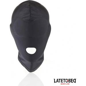 LateToBed BDSM Line Eyes Cover Hood Black