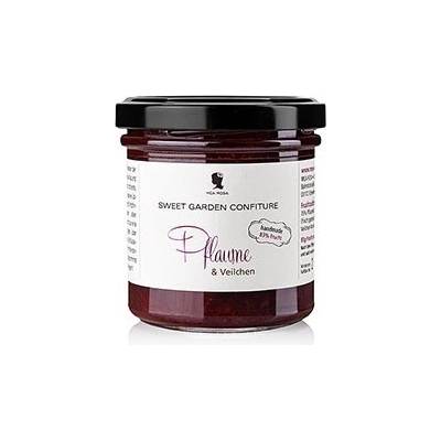 Bos Food GmbH Sweet Garden Confiture švestková & fialková ovocná pomazánka Mea Rosa 180 g