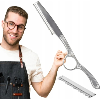 xhair Holičský nôž na holenie na žiletky na presné strihanie vlasov Ostrý
