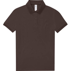 B&C Collection B&C MY POLO 210 / Дамска поло тениска от пике от тежък памук - цвят печено кафе M (01W463zk702)